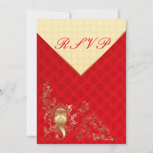Boda India - Tarjeta de respuesta