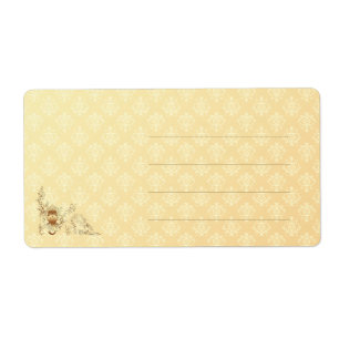 Boda indio - Etiqueta de envío