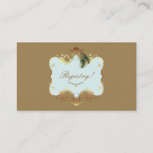 Boda indio II - Tarjeta de registro