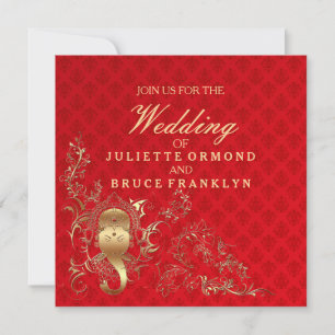 Boda indio - Tarjeta de invitación