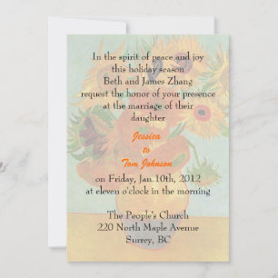 boda, invitación de los padres de la novia