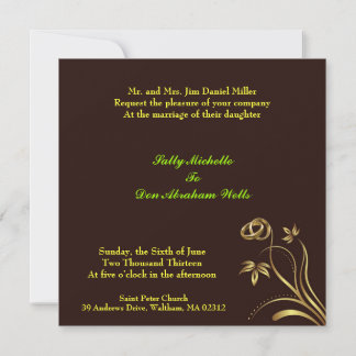Boda Invitación Floral