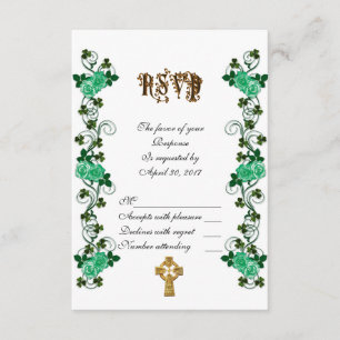 Boda irlandesa RSVP Cruz Celta