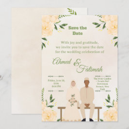 Boda Islámica Save the Date | Diseño Moderno
