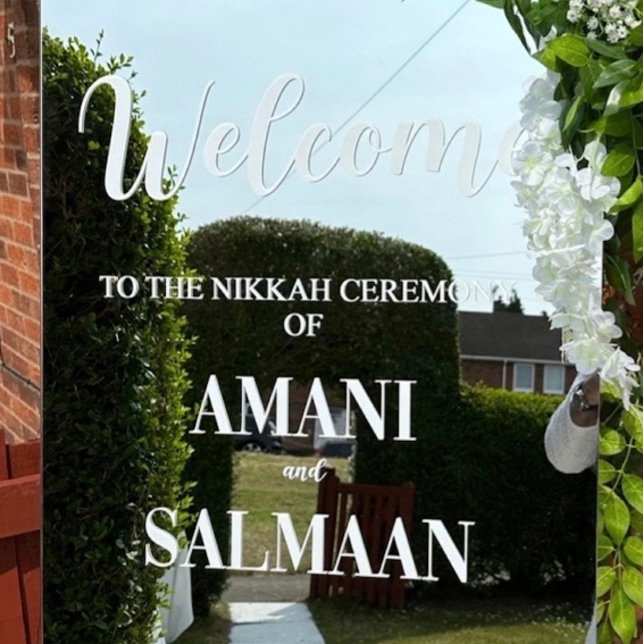 Boda islámico musulmán Pegatina del Rótulo Nikkah (Subido por el creador)