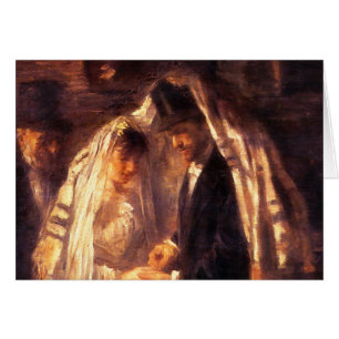 Boda judía - arte del vintage por Israëls
