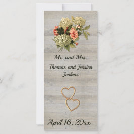 Boda Keepsake Favor con encanto rústico