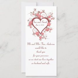 Boda Keepsake Favor, marco de corazón flojo