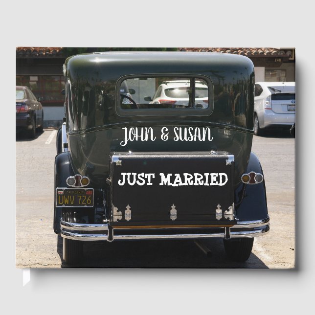 Boda Libro de Huéspedes Vintage CLassic PERSONALIZ (Anverso)