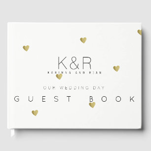 Boda, libro de invitados limpio para un evento mem