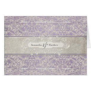 Boda Lilac Vintage French Regency Lace Etched