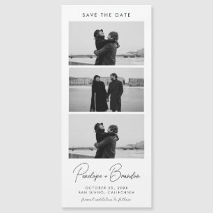 Boda magnético de la foto de escritura moderna Str
