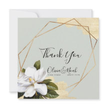 Boda Magnolia Sage Agradecimiento