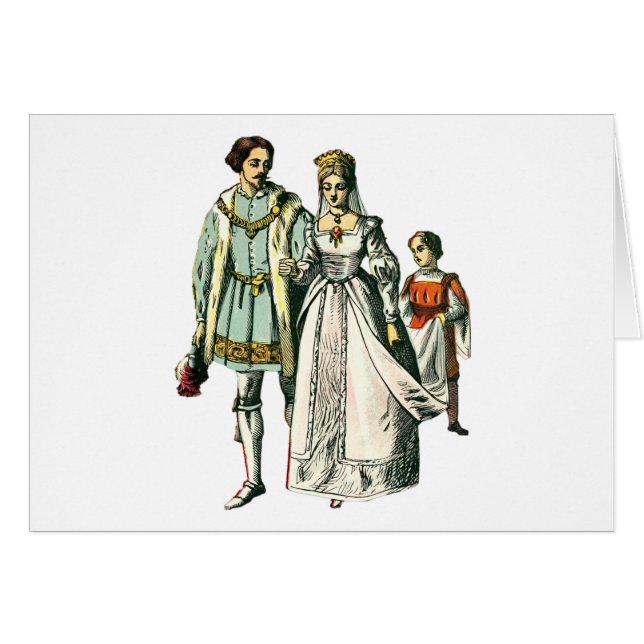 Boda Medieval ~ Novia Y Groom (Anverso (Horizontal))