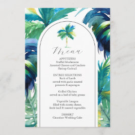 Boda Menus Boda de gallo tropical