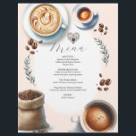 Boda Menus El amor es preparar presupuesto<br><div class="desc">Descubra la combinación perfecta de elegancia y asequibilidad con nuestros menús bodas de 8, 5 x 11 pulgadas, asequibles y con una pizarra de un arte ilustrado de café y café. Utilice los campos de plantilla para personalizar sus detalles de la cena o de los cursos de comida, integrándose perfectamente...</div>