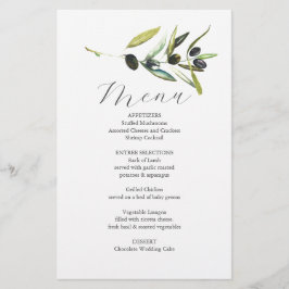 Boda Menus Presupuesto de la Subdivisión de Olivos