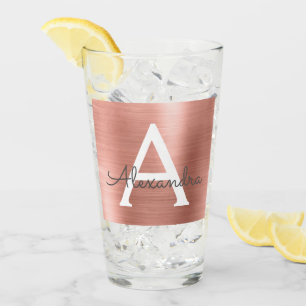 Boda metálica del monograma del Relieve metalizado