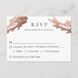 Boda metálica moderna RSVP