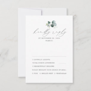 Boda mínima de verdor RSVP