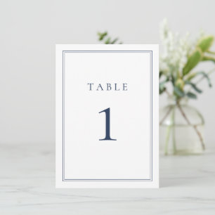 Boda minimalista clásica de azul marino
