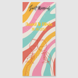 Boda Minimalista colorido