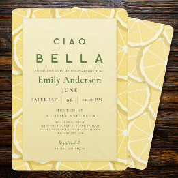 Boda Minimalista de Amalfi | Invitación Ciao Bella