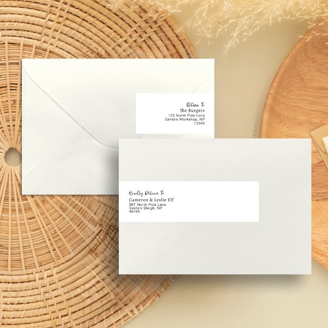 Boda minimalista invitado de caligrafía moderna (Subido por el creador)