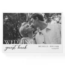 Boda minimalista: Libro de invitados fotográficos 