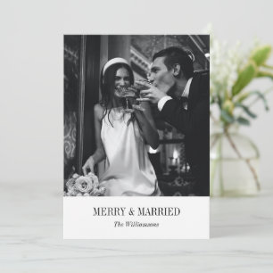 Boda Minimalista Moderna Foto Navidad Chic