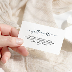 Boda Minimalista simple Insertar tarjeta de gabine