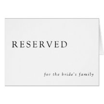 Boda mínimo Reservado Elegante Simple