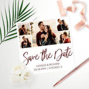 Boda moderna con presupuesto limitado, foto collag