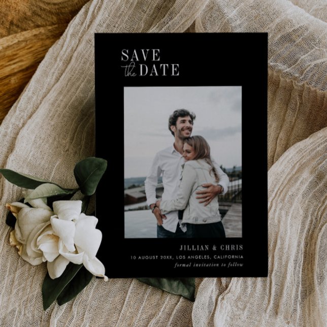 boda moderna de moda salva la tarjeta de fecha (Subido por el creador)