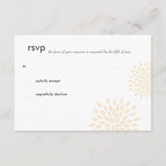 Boda moderna RSVP // Pétalos postizos // Vainilla