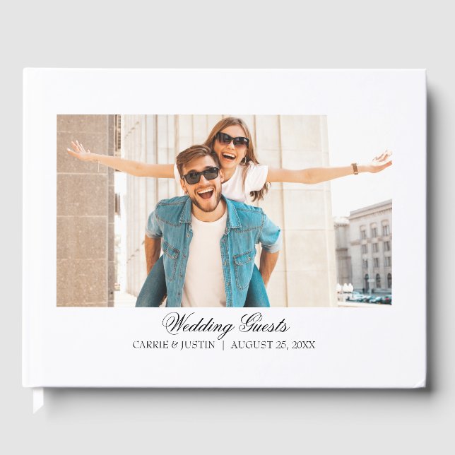 Boda moderno - Libro de invitados (Anverso)