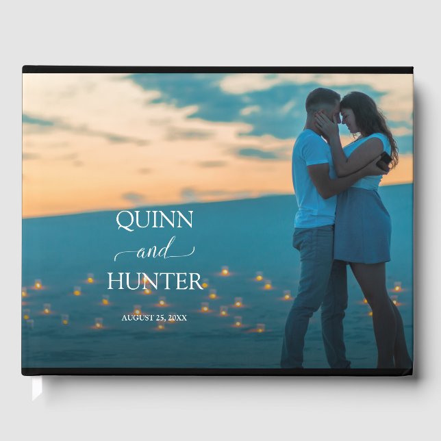 Boda moderno - Libro de invitados (Anverso)