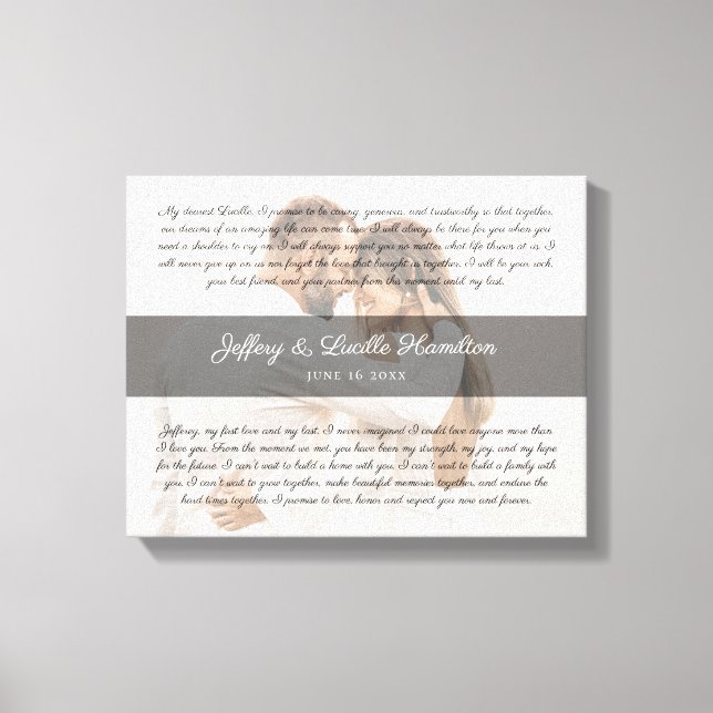 Boda moderno promete arte el aniversario del matri (Anverso)