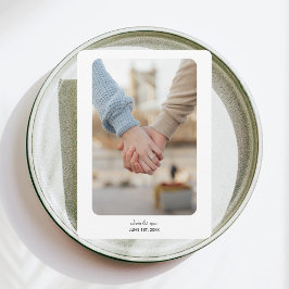 Boda moderno | Reserva la fecha | Blanco en negro