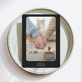 Boda moderno | Reserva la fecha | Blanco sobre neg