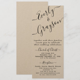 Boda moderno simple