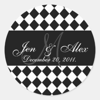 Boda Monograma Novia Groom Fecha Sello