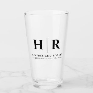 Boda Monograma Novia Personalizado moderna y Groom