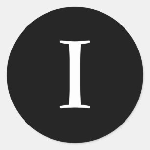 Boda Monograma Pegatinas negros