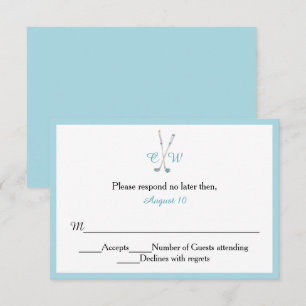Boda Monogramada Temática Golf RSVP
