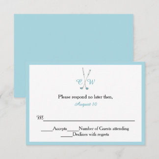 Boda Monogramada Temática Golf RSVP