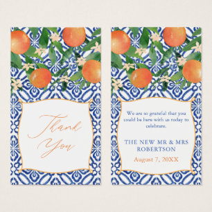 Boda Naranja de Sevilla - Azul Positano - Etiqueta