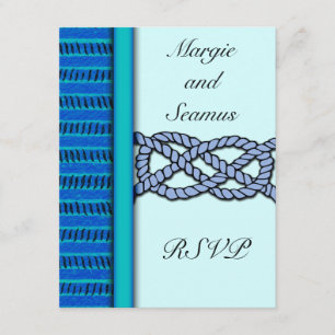 Boda Náutica nuda Azul RSVP