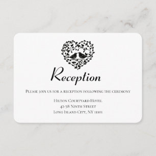Boda Negra Recepción Pareja Floral Corazón