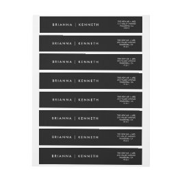 Boda negro elegante y moderno